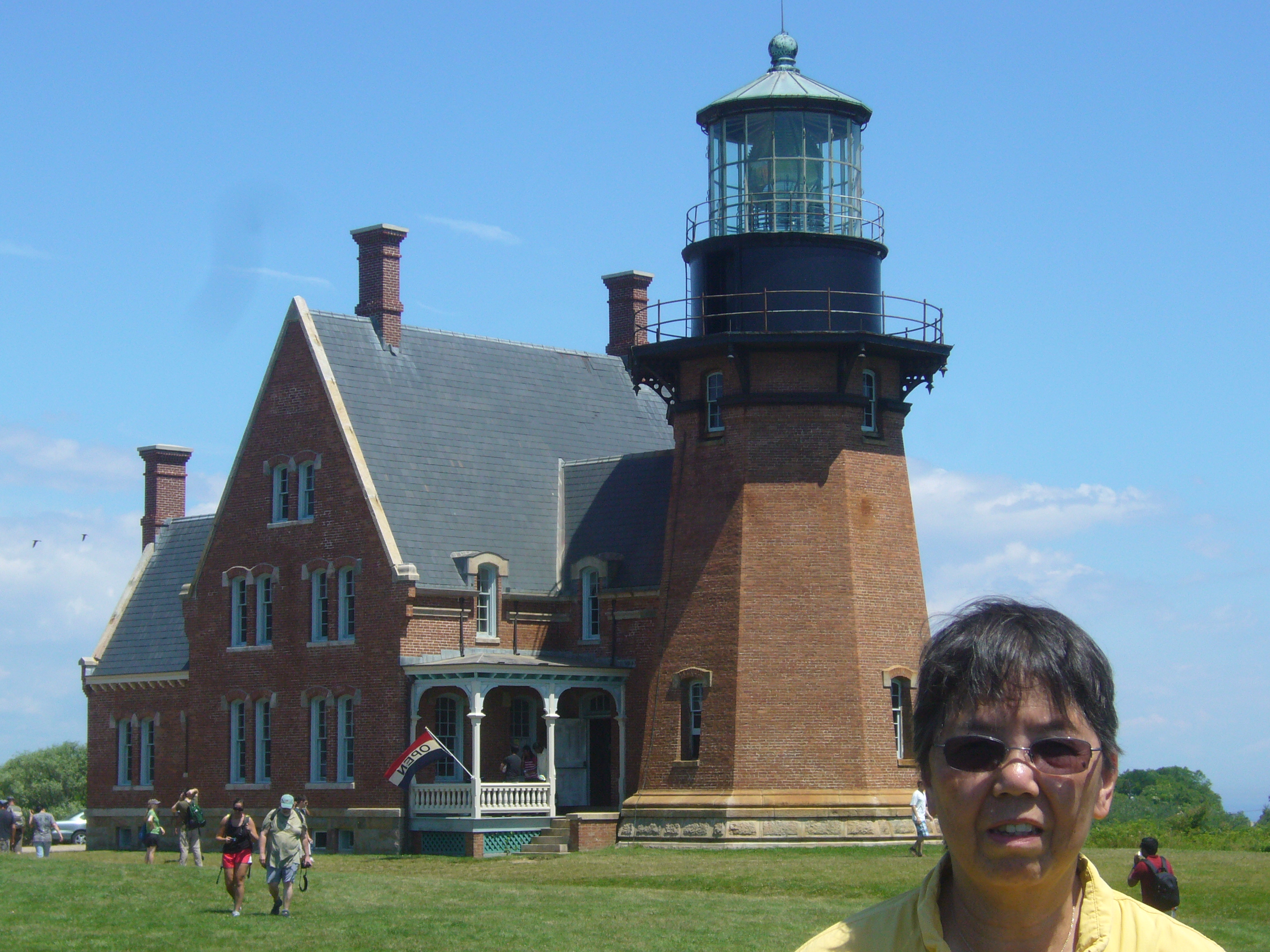 Betty at Southeast Lighthouse, Block Island