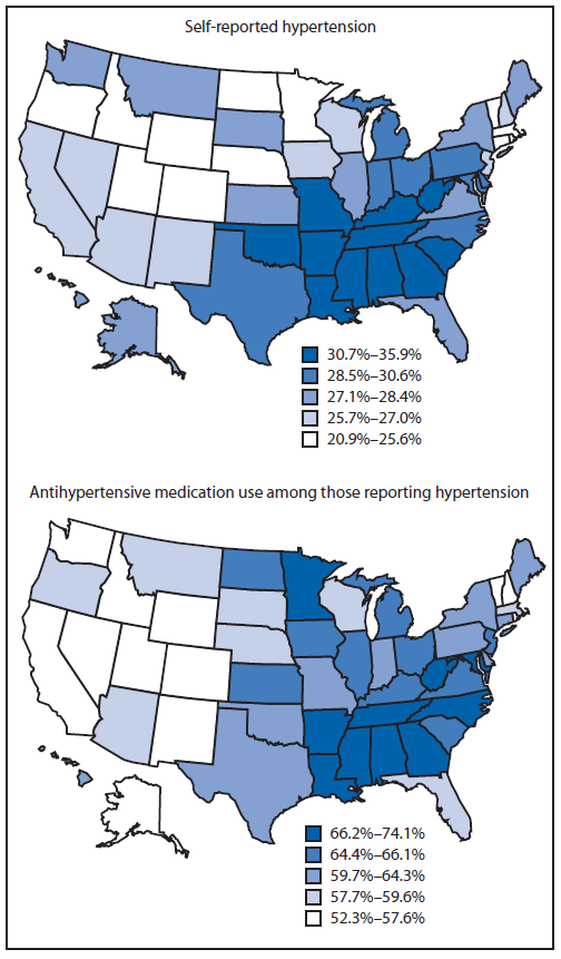 High blood pressure awareness in the US