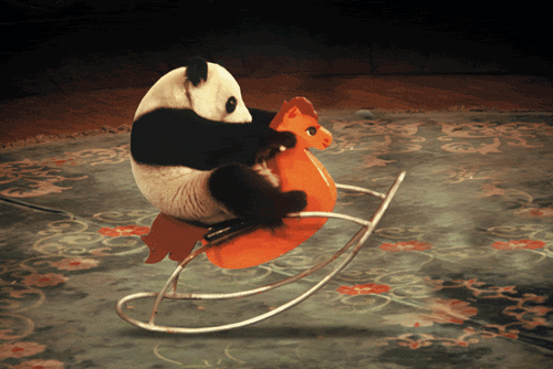 Panda on a Horse