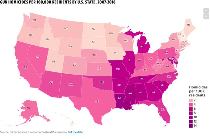 US Gun Homicide