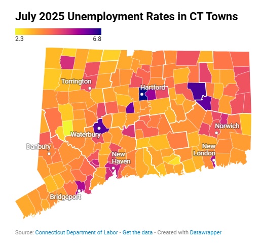 CT Unemployment 2025
