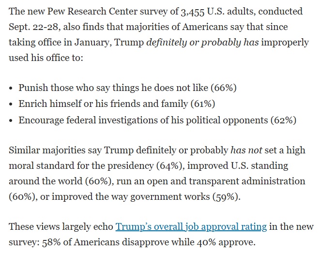 58% disapprove