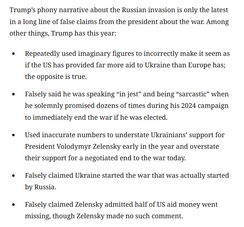 Trump's Phony Narrative