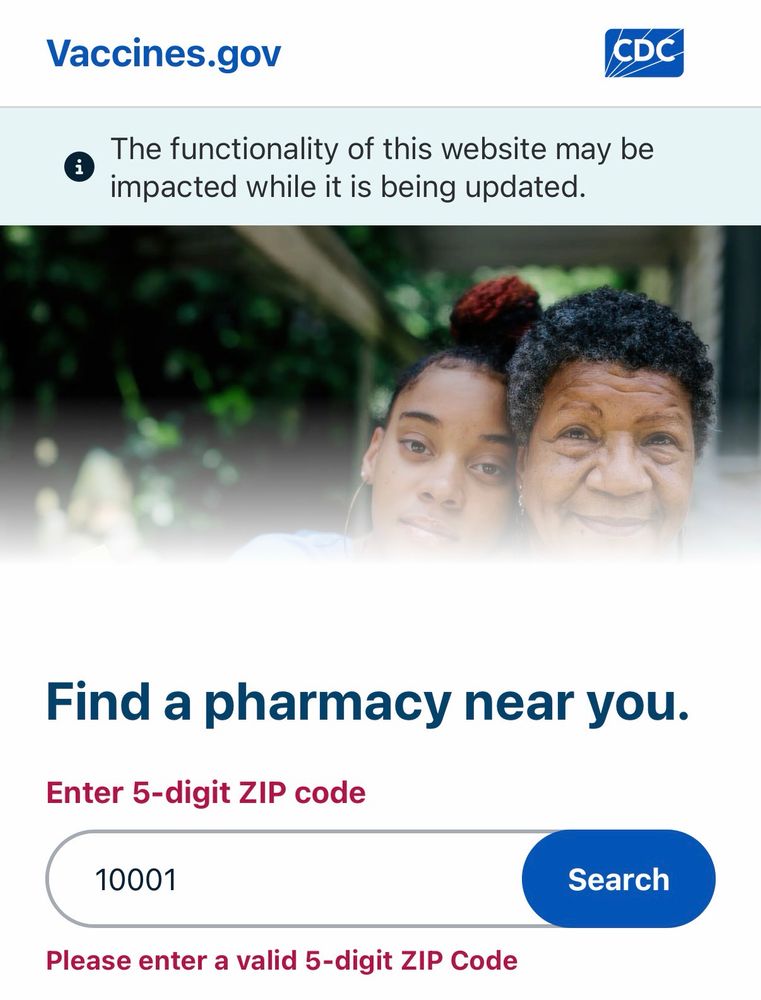 Vaccine.gov is down
