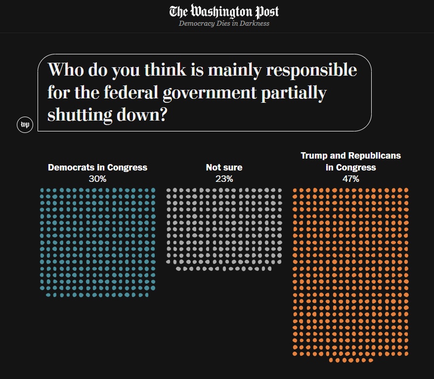 Who's responsible for the government shutdown
