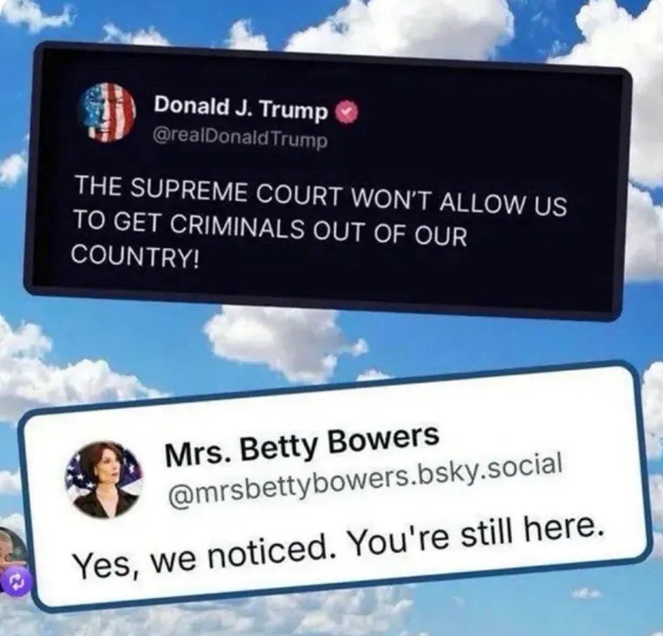 Trump is still in the U.S.