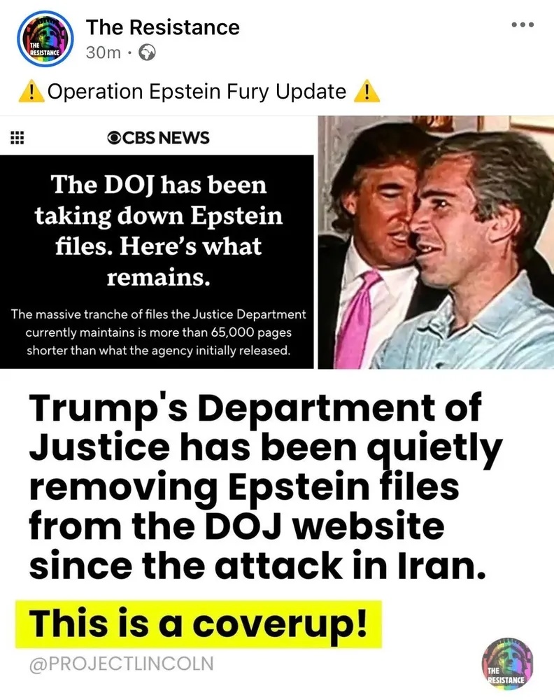CBS-Epstein files being removed