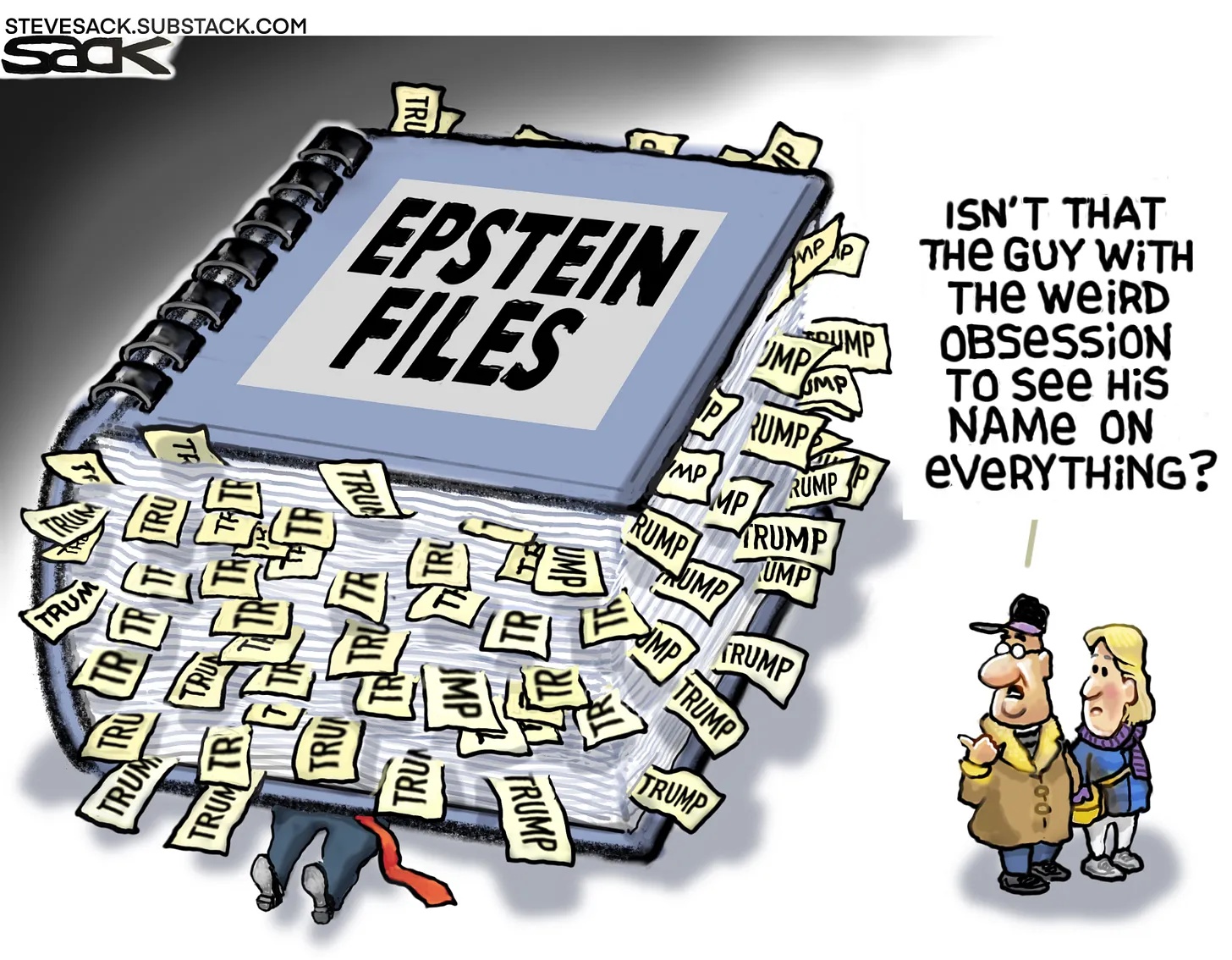 Epstein Files, Trump all over the place