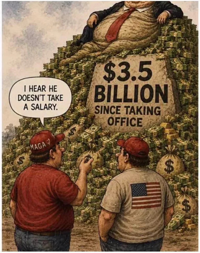 Doesn't take a salary