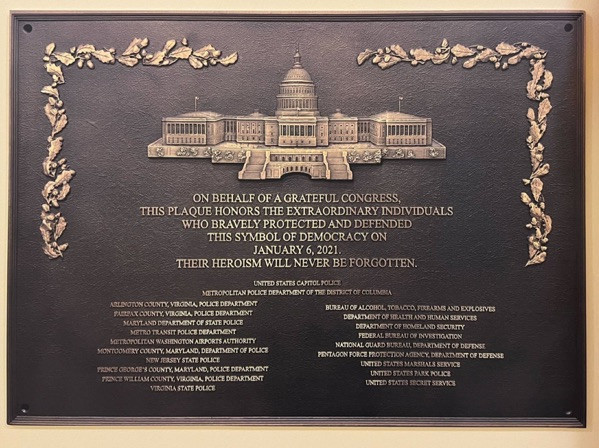 January 6 Plaque
