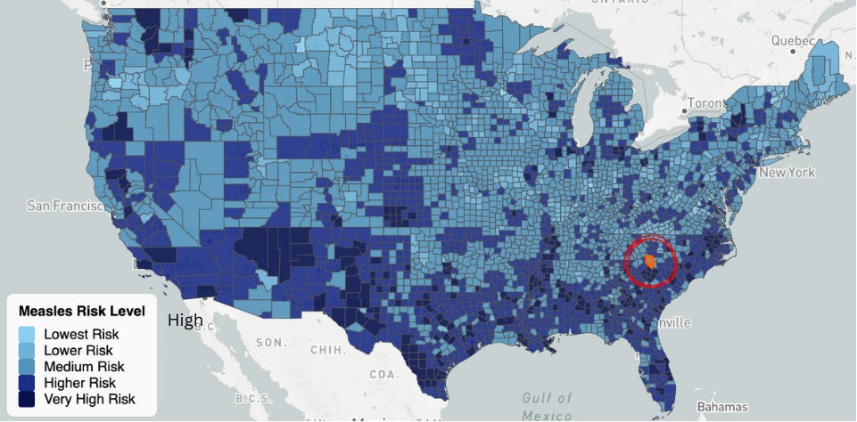 Measles Map