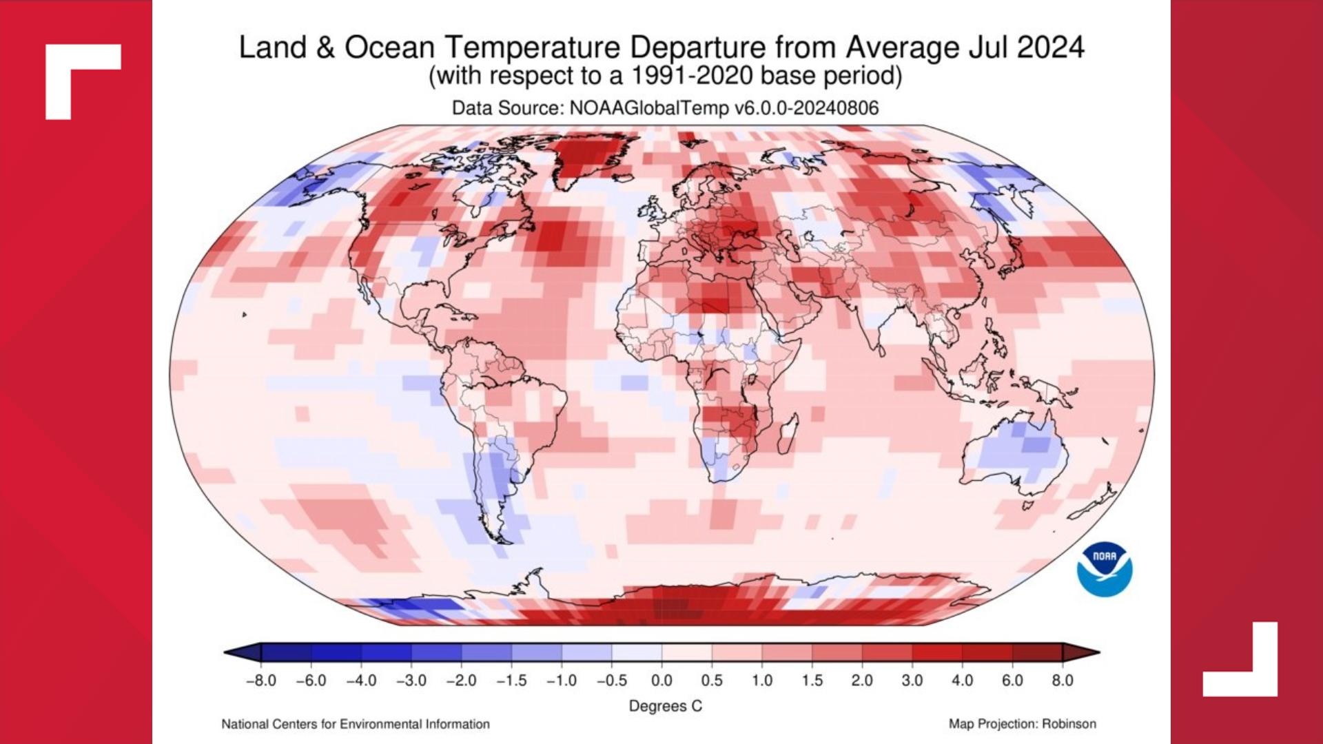 July 2024 hottest