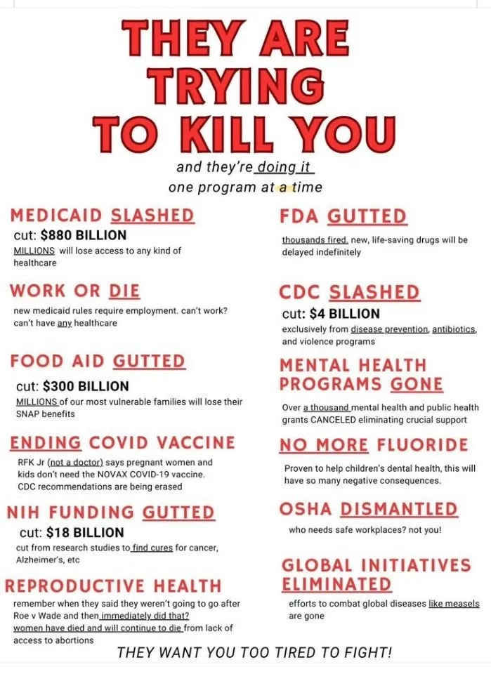 Trying to kill you