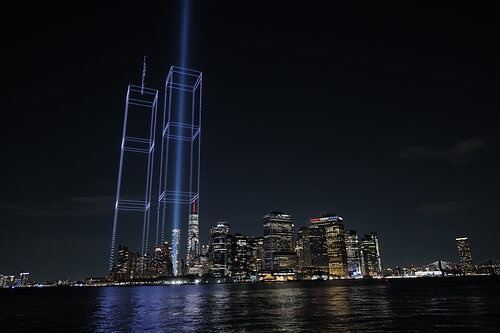 WTC lights, 25th anniversayr