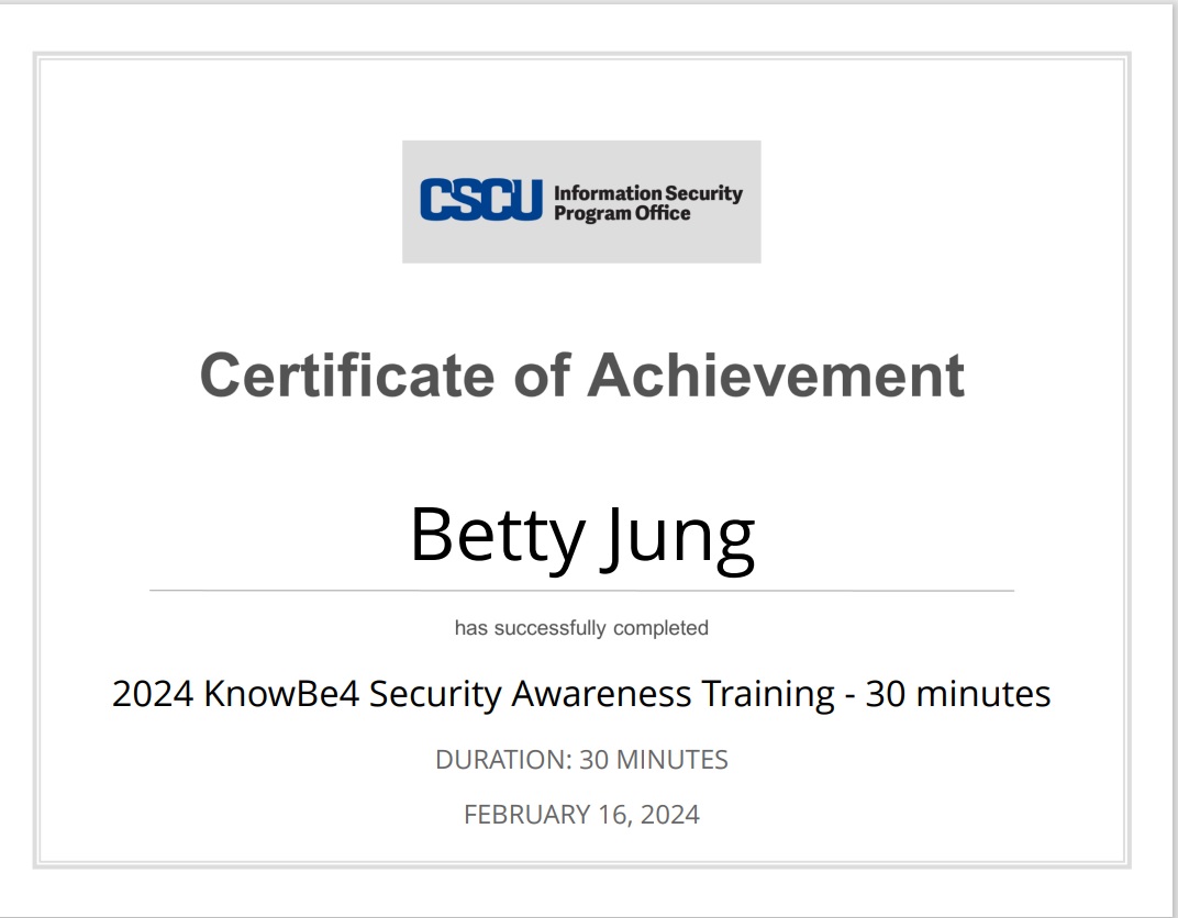 Security Awareness Training
