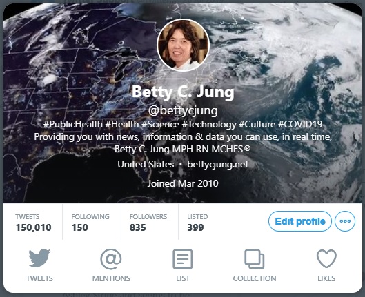 Tweetdeck profile for 150K Tweets